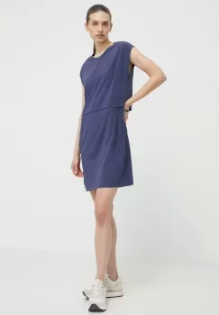 Columbia rochie culoarea albastru marin, mini, drept imagine