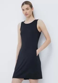 Columbia rochie culoarea negru, mini, drept imagine