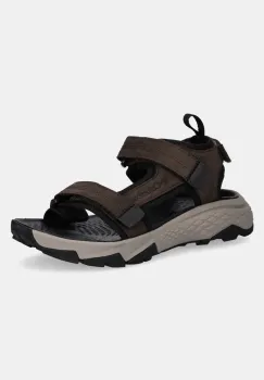Columbia sandale din piele intoarsa PEAKFREAK RUSH barbati, culoarea maro, 2121251 imagine