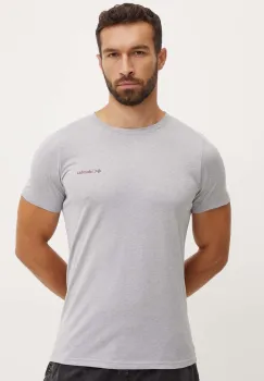 Columbia tricou din bumbac barbati, culoarea gri, cu imprimeu imagine