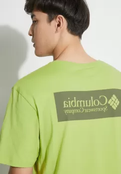 Columbia tricou din bumbac North Cascades culoarea verde, cu imprimeu imagine