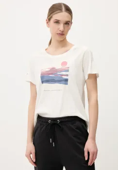 Columbia tricou Ruby Springs femei, culoarea alb, 2120051 imagine