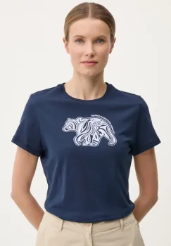 Columbia tricou Ruby Springs femei, culoarea albastru marin, 2120061 imagine