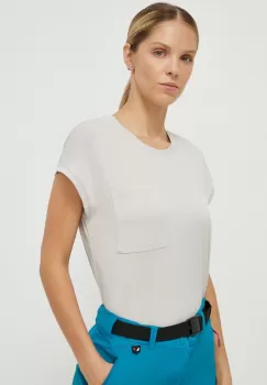 Columbia tricou sport Boundless Trek culoarea bej imagine