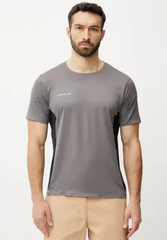 Columbia tricou sport Three Pitch culoarea bej, modelator, 2114753 imagine