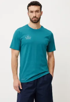 Columbia tricou sport Tunnel Valley culoarea verde, neted, 2119563 imagine