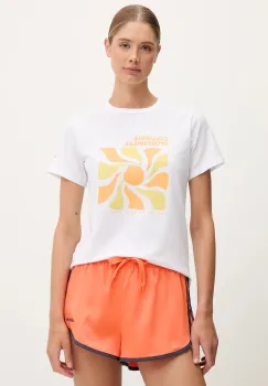 Columbia tricou Sun Trek femei, culoarea alb, 2120133 imagine