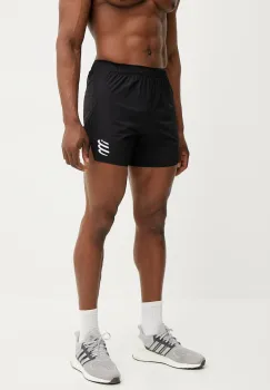Compressport pantaloni scurti de antrenament culoarea negru, ASHM739 imagine