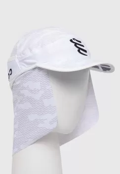 Compressport sapca Ice Cap Sun Shade culoarea alb, modelator, CU00076B imagine