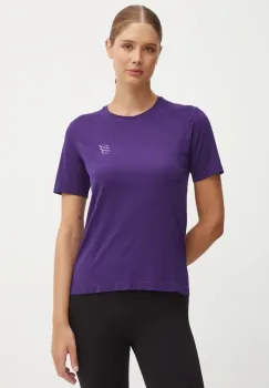 Compressport tricou de alergare Performance culoarea violet, ATSW4930 imagine