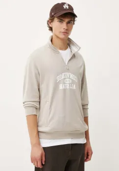 Converse bluza barbati, culoarea bej, cu imprimeu, 10026710-A02 imagine