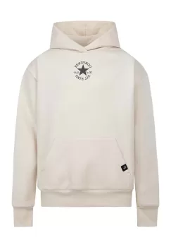 Converse bluza copii culoarea bej, cu gluga, cu imprimeu imagine