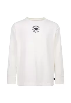 Converse bluza copii culoarea bej, cu imprimeu imagine