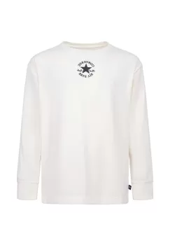 Converse bluza copii culoarea bej, cu imprimeu imagine