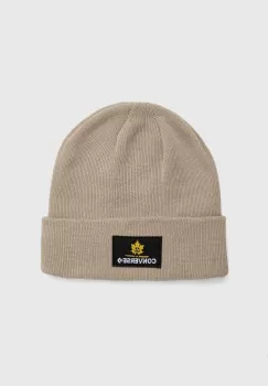 Converse caciula culoarea bej, din tricot gros imagine