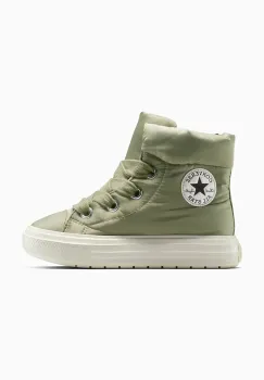 Converse cizme de iarna Chuck Taylor All Star Elements Boot culoarea verde, A14275C imagine
