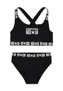 Converse costum de baie pentru copii din doua piese culoarea negru, 4CD457 imagine