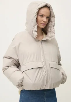 Converse geaca femei, culoarea bej, de iarna, 10026803-A02 imagine