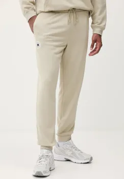 Converse pantaloni de trening culoarea bej, uni, 10026982-A09 imagine