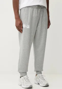 Converse pantaloni de trening culoarea gri, cu imprimeu, CVM5B161 imagine