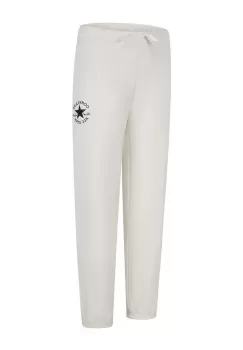 Converse pantaloni de trening pentru copii culoarea bej, cu imprimeu imagine
