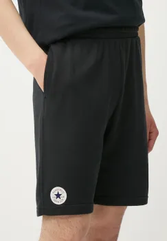 Converse pantaloni scurti culoarea negru, neted, 10026979-A01 imagine
