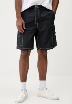 Converse pantaloni scurti din bumbac culoarea albastru marin, 10028350-A02 imagine