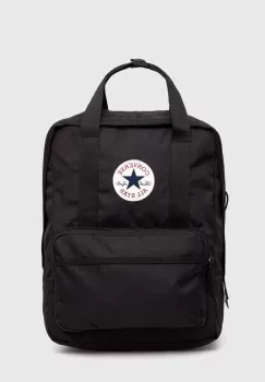 Converse rucsac culoarea negru, mare, cu imprimeu imagine