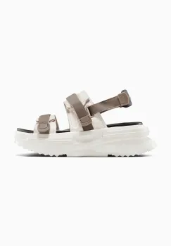 Converse sandale Run Star Utility Sandal CX culoarea bej, cu platforma, A15096C imagine