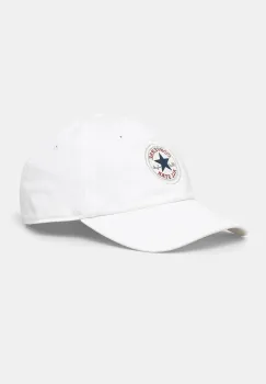 Converse sapca de baseball din bumbac culoarea bej, cu imprimeu, 10027421-A18 imagine