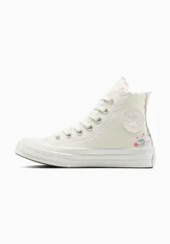 Converse tenisi Chuck 70 culoarea alb, A13541C imagine