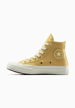 Converse tenisi Chuck 70 culoarea galben, A12554C imagine