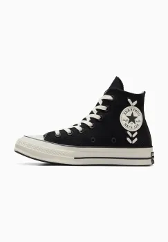 Converse tenisi Chuck 70 culoarea negru, A10669C imagine