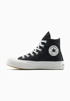 Converse tenisi Chuck 70 culoarea negru, A13665C imagine
