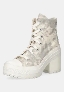 Converse tenisi Chuck 70 De Luxe Heel culoarea maro, A15101C imagine