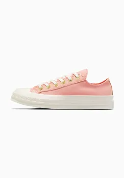 Converse tenisi Chuck 70 femei, culoarea portocaliu, A12556C imagine