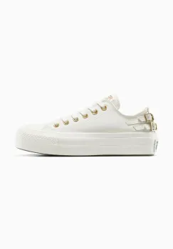 Converse tenisi Chuck Taylor All Star Lift culoarea alb, A11866C imagine