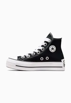 Converse tenisi Chuck Taylor All Star Lift culoarea negru, A10424C imagine