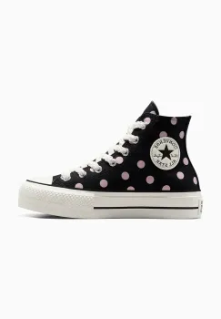 Converse tenisi Chuck Taylor All Star Lift culoarea negru, A10688C imagine