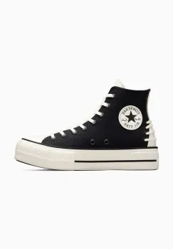 Converse tenisi Chuck Taylor All Star Lift culoarea negru, A12552C imagine