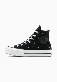 Converse tenisi Chuck Taylor All Star Lift culoarea negru, A14531C imagine