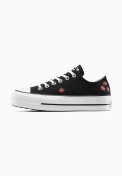Converse tenisi Chuck Taylor All Star Lift culoarea negru, A14935C imagine