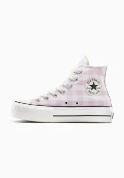Converse tenisi Chuck Taylor All Star Lift culoarea roz, A13663C imagine