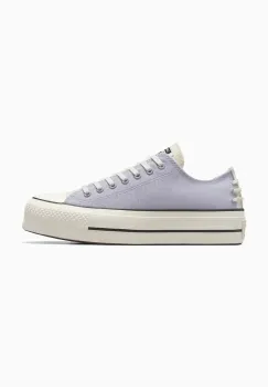 Converse tenisi Chuck Taylor All Star Lift culoarea violet, A12553C imagine