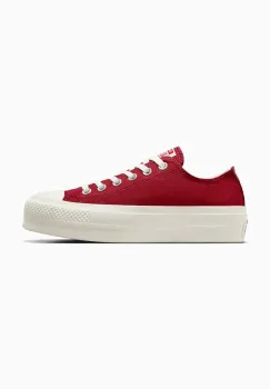 Converse tenisi Chuck Taylor All Star Lift Valentine's Day culoarea rosu, A13653C imagine