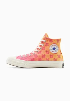 Converse tenisi Converse x Doraemon Chuck 70 culoarea portocaliu, A15790C imagine