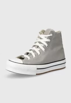 Converse tenisi copii A07346C culoarea gri imagine