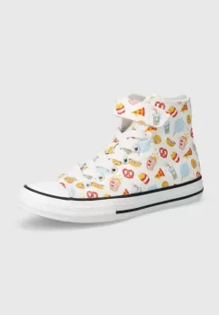 Converse tenisi copii A07377C culoarea alb imagine