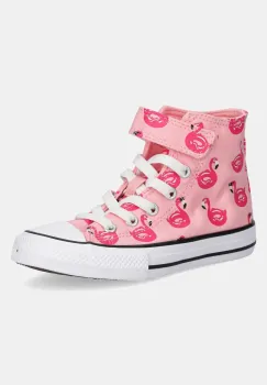 Converse tenisi copii CHUCK TAYLOR ALL STAR 1V culoarea roz, A11786C imagine