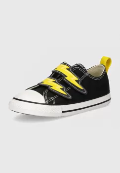 Converse tenisi copii CHUCK TAYLOR ALL STAR 2V culoarea negru, A08376C imagine